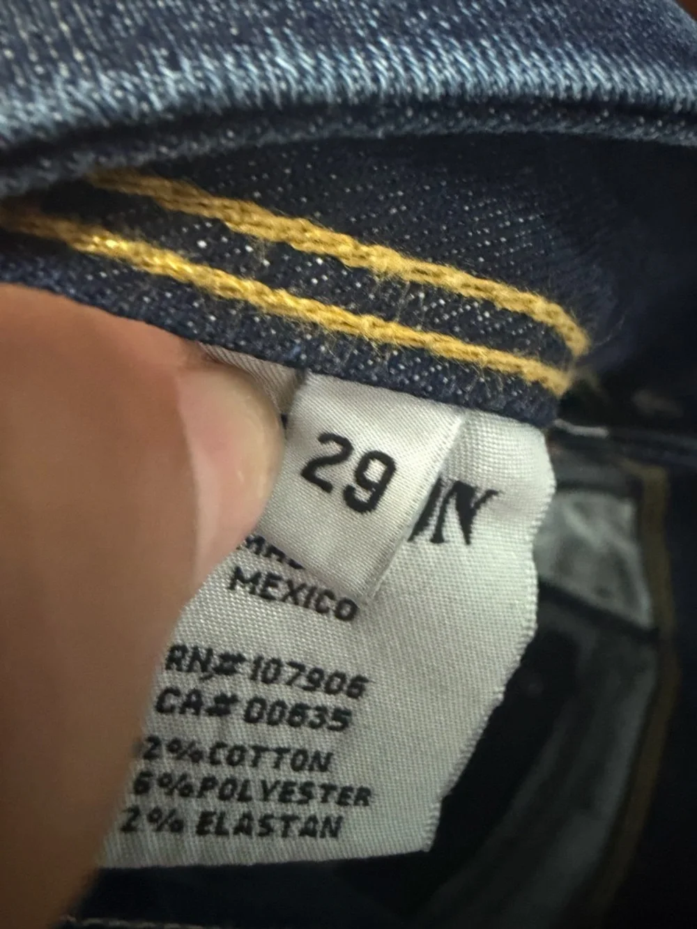 Hudson Collin Flap Skinny Jeans Dark Blue
